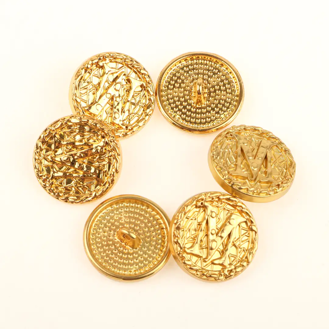 Gold 1 holes Metal Button for Shirt,Overcoat,Suit buy garments accessories in bulk from China wholesaler at wholesale price free worldwide shipping Alibaba