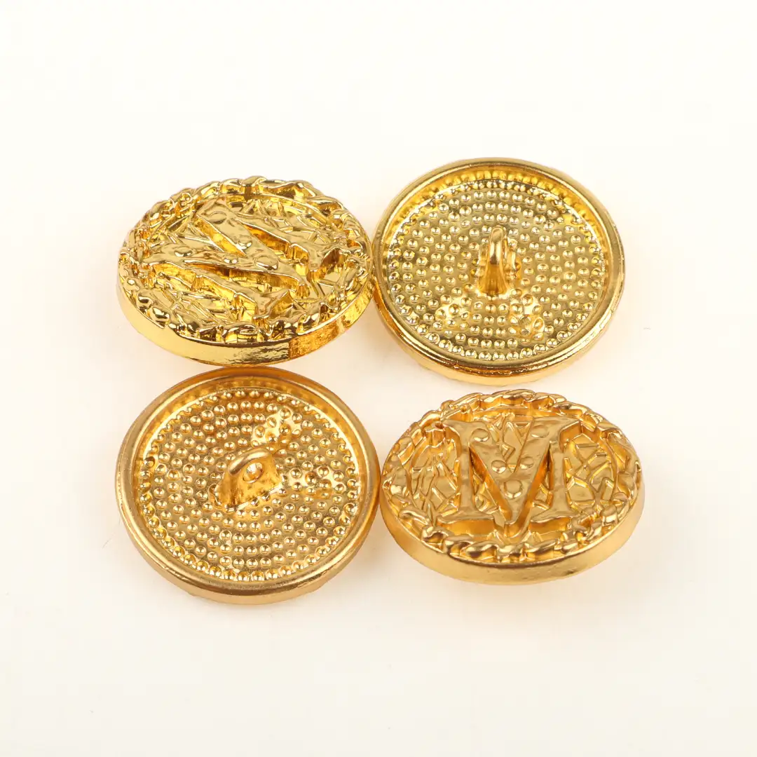 Gold 1 holes Metal Button for Shirt,Overcoat,Suit buy garments accessories in bulk from China wholesaler at wholesale price free worldwide shipping Alibaba