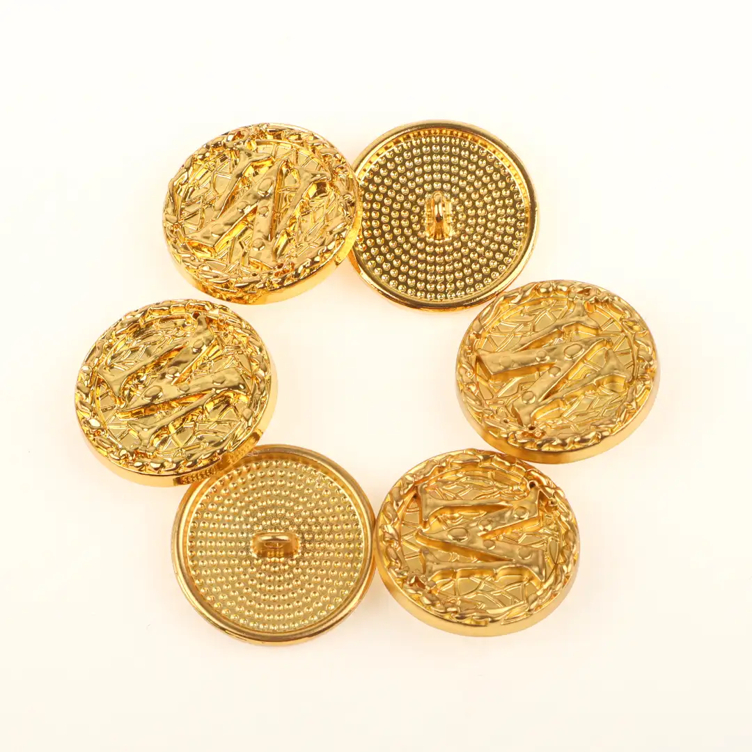 Gold 1 holes Metal Button for Shirt,Overcoat,Suit buy garments accessories in bulk from China wholesaler at wholesale price free worldwide shipping Alibaba