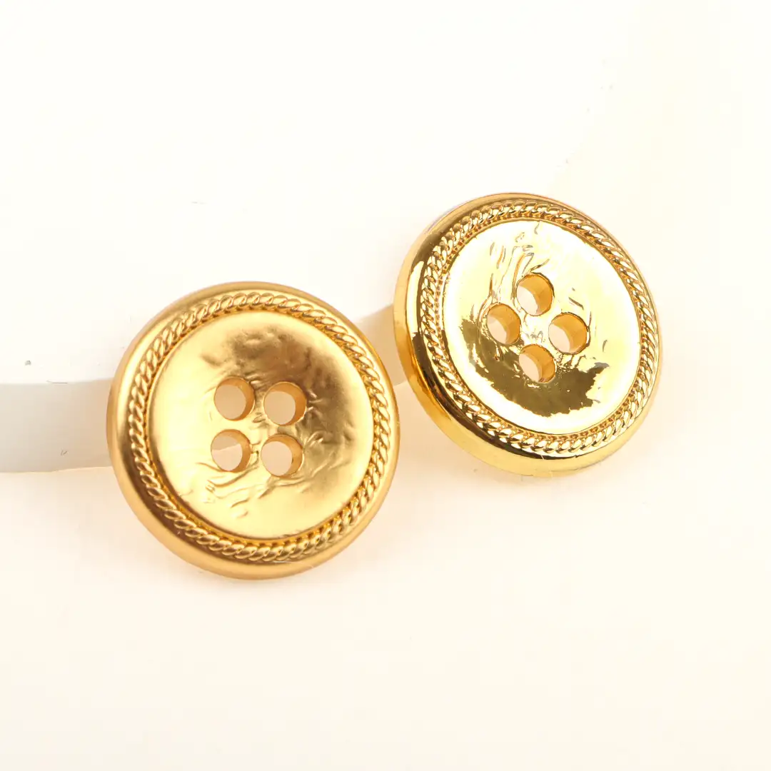 Gold 4 holes Metal Button for Shirt,Overcoat,Suit buy garments accessories in bulk from China wholesaler at wholesale price free worldwide shipping Alibaba