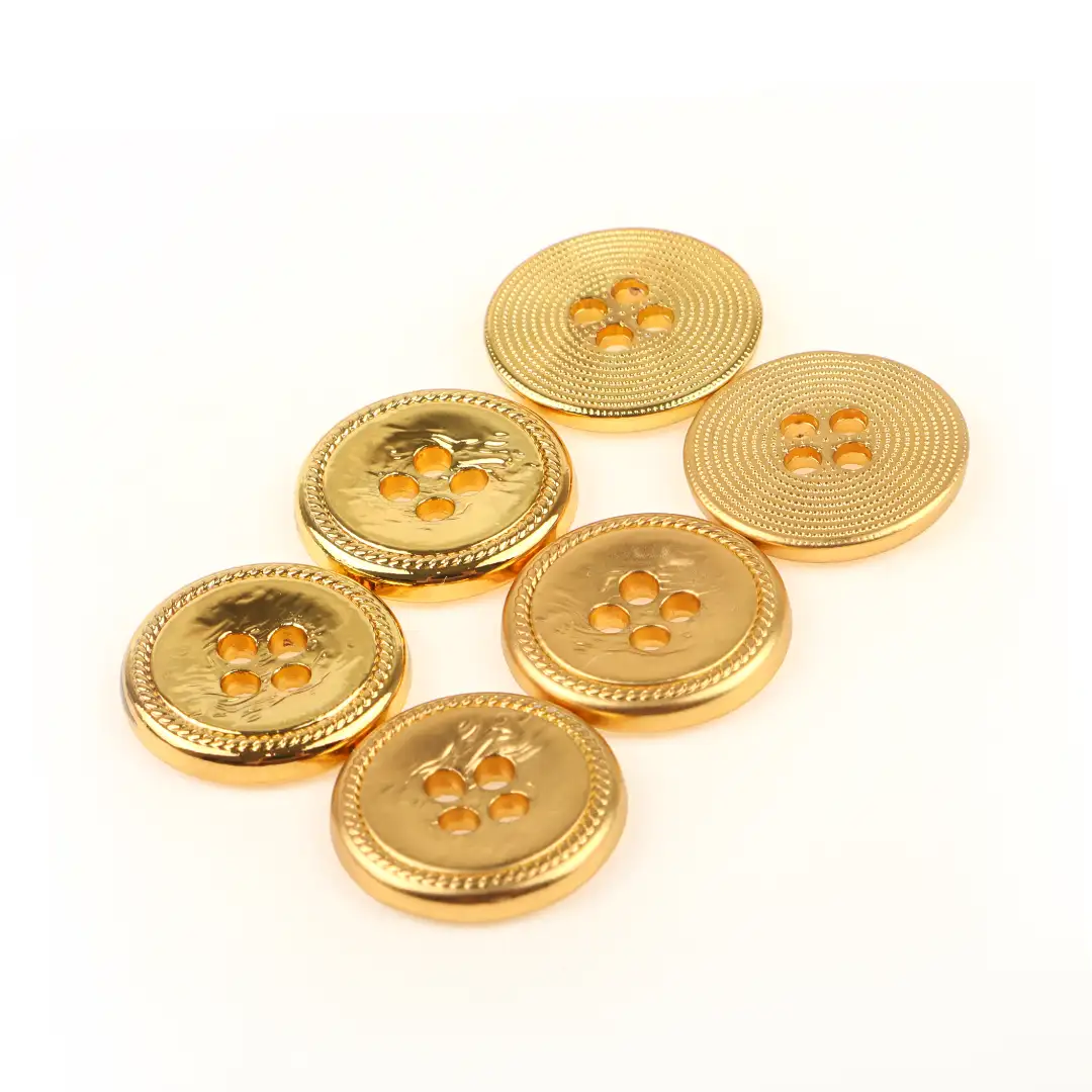 Gold 4 holes Metal Button for Shirt,Overcoat,Suit buy garments accessories in bulk from China wholesaler at wholesale price free worldwide shipping Alibaba