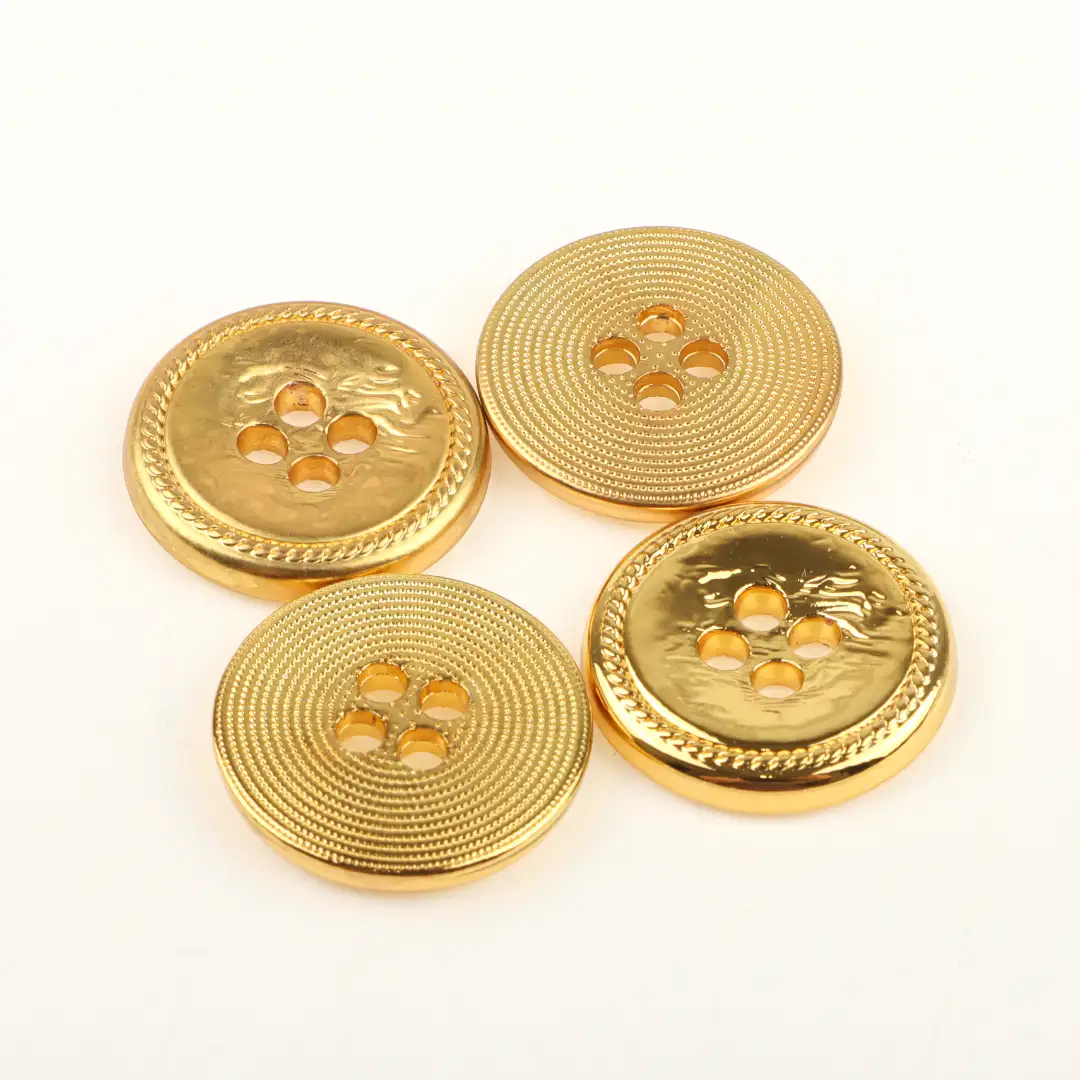 Gold 4 holes Metal Button for Shirt,Overcoat,Suit buy garments accessories in bulk from China wholesaler at wholesale price free worldwide shipping Alibaba