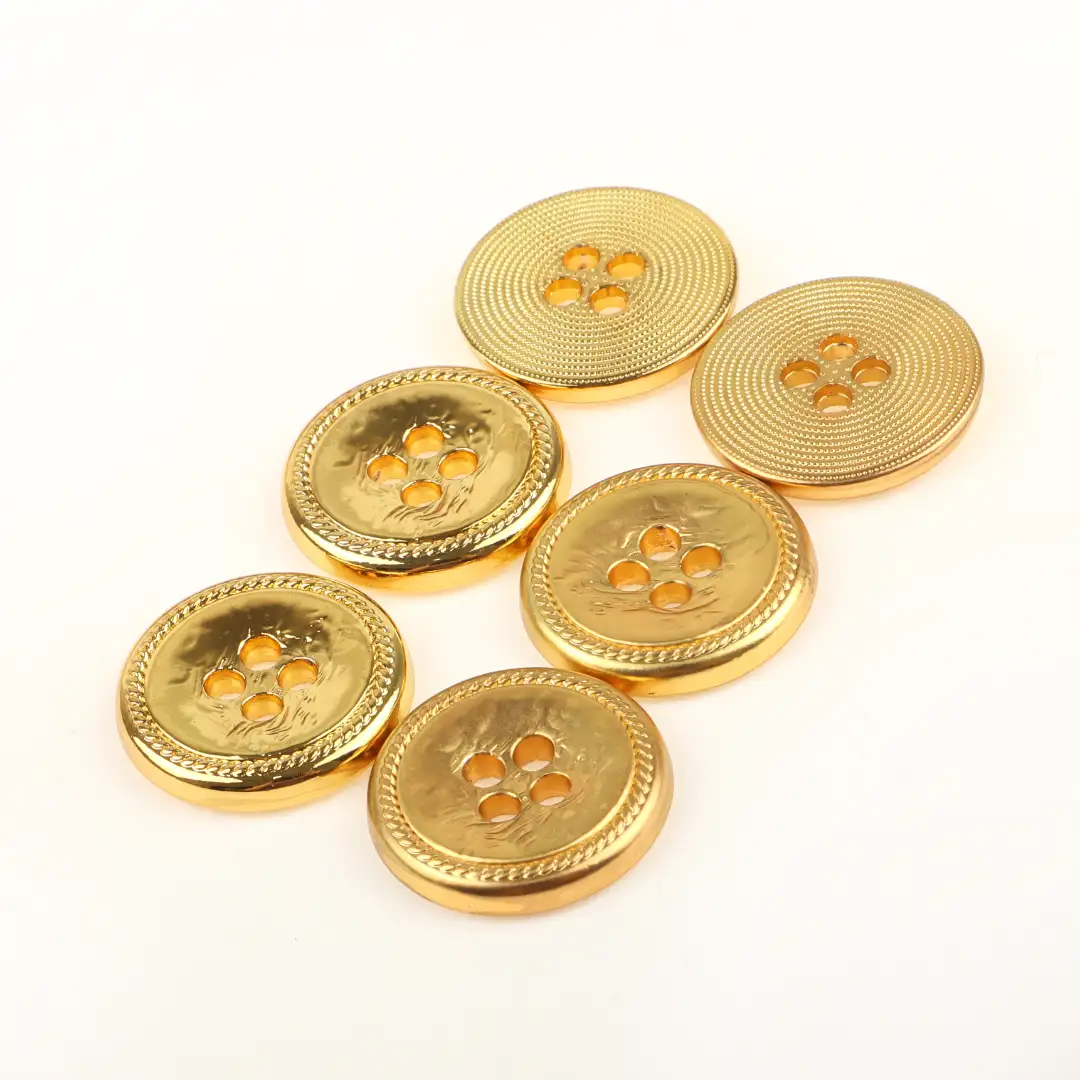 Gold 4 holes Metal Button for Shirt,Overcoat,Suit buy garments accessories in bulk from China wholesaler at wholesale price free worldwide shipping Alibaba