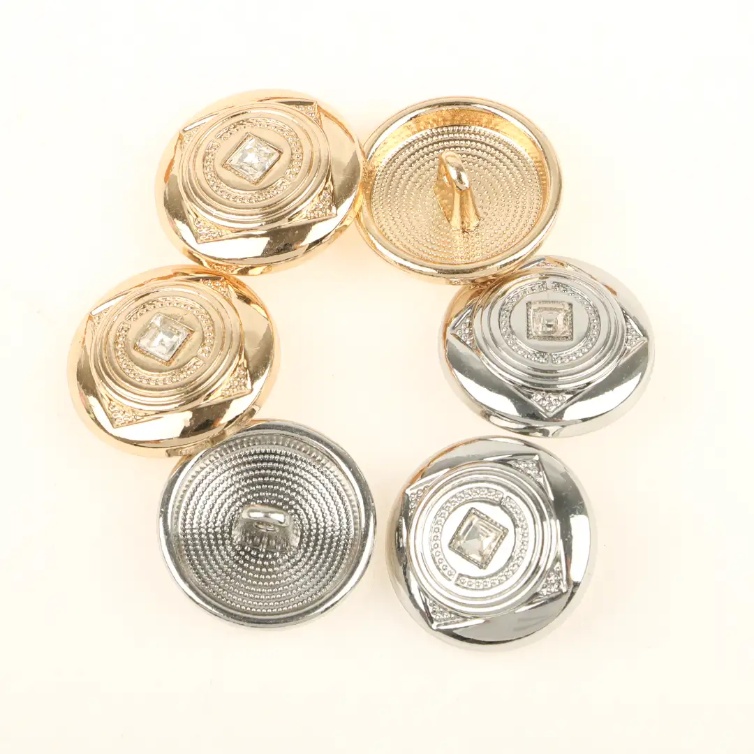 Multicolor 1 holes Metal Button for Shirt,Overcoat,Suit buy garments accessories in bulk from China wholesaler at wholesale price free worldwide shipping Alibaba