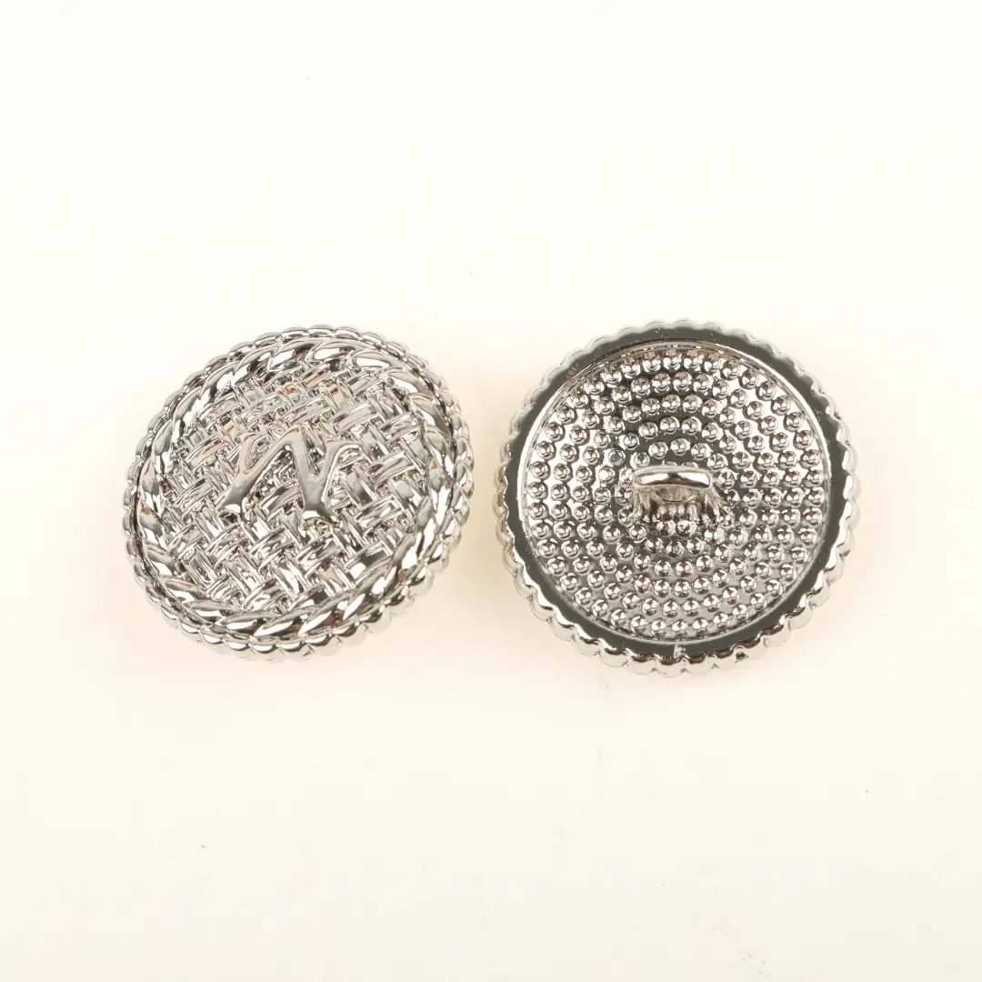 Silver 1 holes Metal Button for Shirt,Overcoat,Suit buy garments accessories in bulk from China wholesaler at wholesale price free worldwide shipping Alibaba