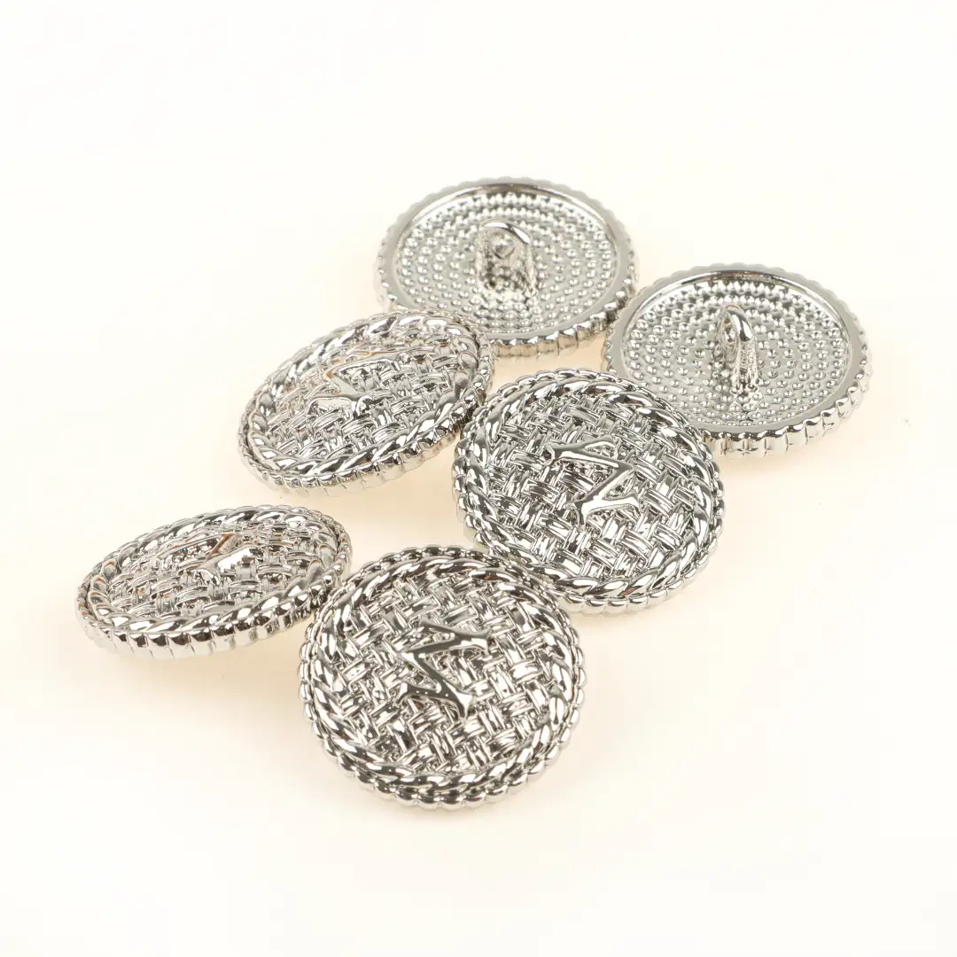 Silver 1 holes Metal Button for Shirt,Overcoat,Suit buy garments accessories in bulk from China wholesaler at wholesale price free worldwide shipping Alibaba
