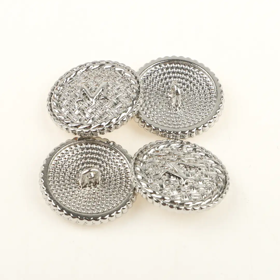 Silver 1 holes Metal Button for Shirt,Overcoat,Suit buy garments accessories in bulk from China wholesaler at wholesale price free worldwide shipping Alibaba