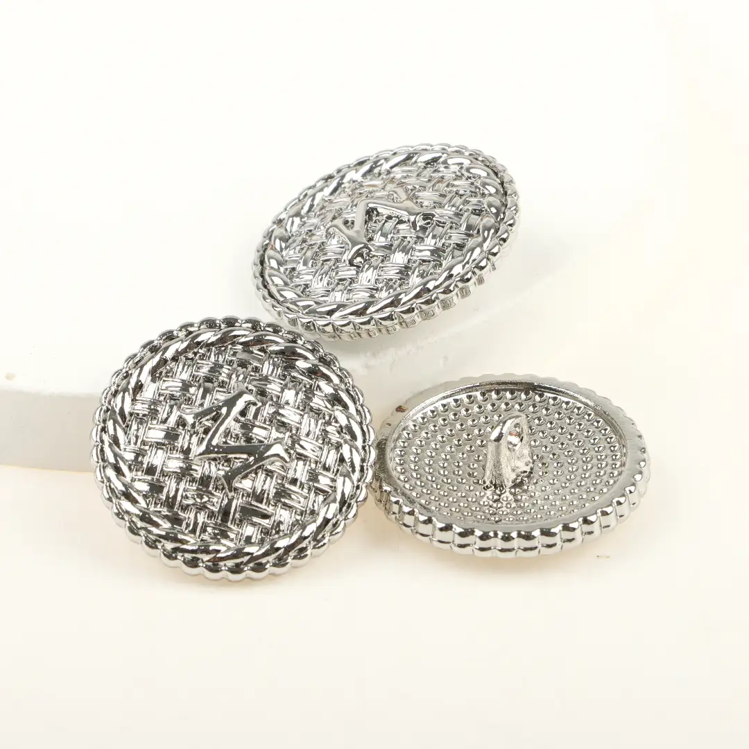 Silver 1 holes Metal Button for Shirt,Overcoat,Suit buy garments accessories in bulk from China wholesaler at wholesale price free worldwide shipping Alibaba