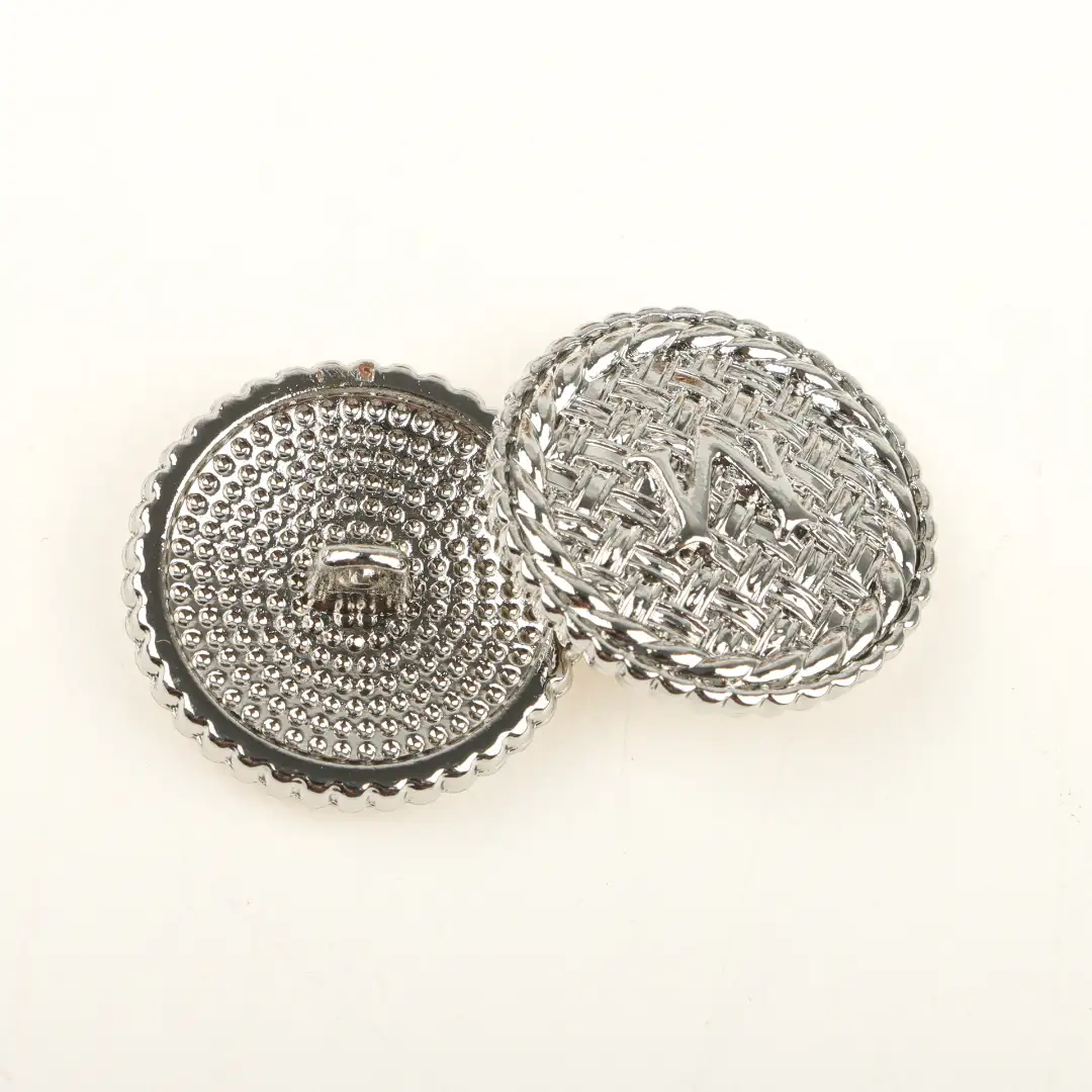 Silver 1 holes Metal Button for Shirt,Overcoat,Suit buy garments accessories in bulk from China wholesaler at wholesale price free worldwide shipping Alibaba