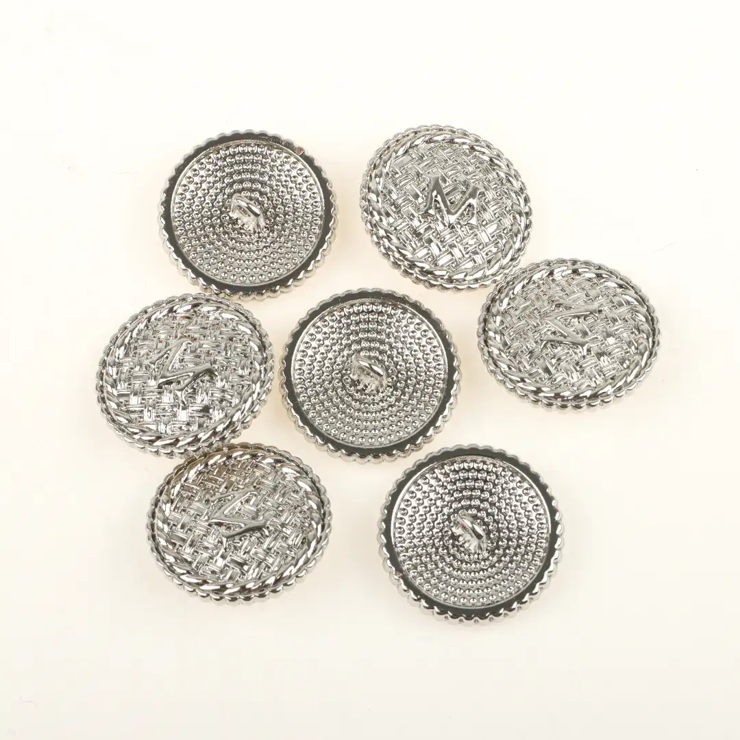 Silver 1 holes Metal Button for Shirt,Overcoat,Suit buy garments accessories in bulk from China wholesaler at wholesale price free worldwide shipping Alibaba