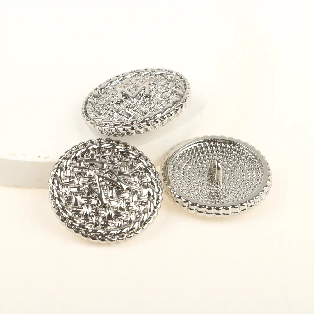 Silver 1 holes Metal Button for Shirt,Overcoat,Suit buy garments accessories in bulk from China wholesaler at wholesale price free worldwide shipping Alibaba