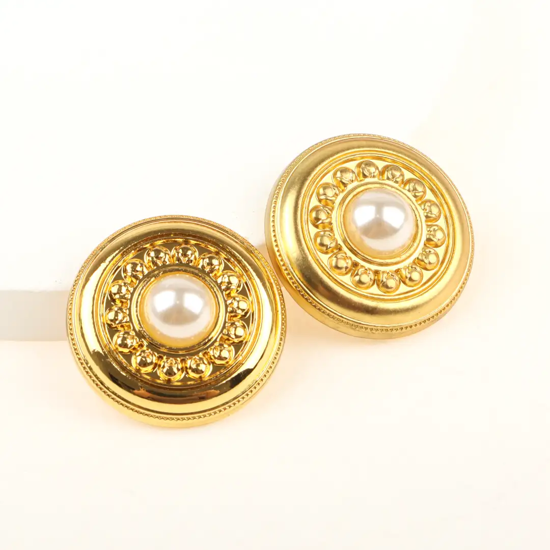Gold 1 holes Metal Button for Shirt,Overcoat,Suit buy garments accessories in bulk from China wholesaler at wholesale price free worldwide shipping Alibaba
