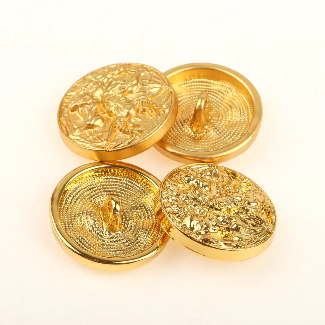 Gold 1 holes Metal Button for Shirt,Overcoat,Suit buy garments accessories in bulk from China wholesaler at wholesale price free worldwide shipping Alibaba