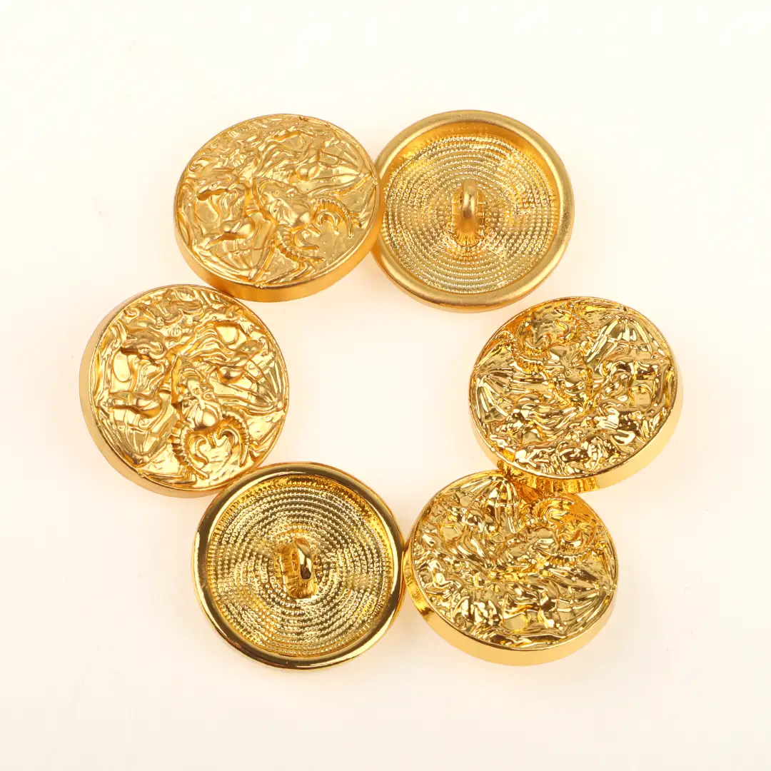 Gold 1 holes Metal Button for Shirt,Overcoat,Suit buy garments accessories in bulk from China wholesaler at wholesale price free worldwide shipping Alibaba