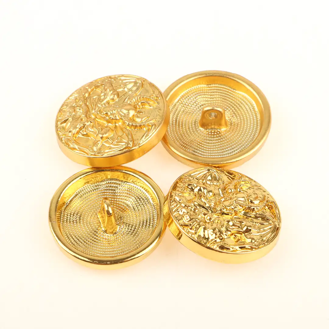 Gold 1 holes Metal Button for Shirt,Overcoat,Suit buy garments accessories in bulk from China wholesaler at wholesale price free worldwide shipping Alibaba
