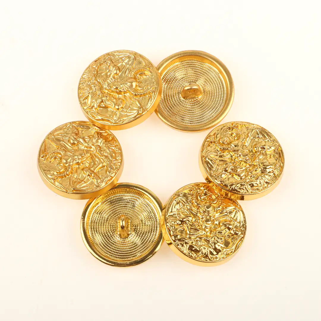 Gold 1 holes Metal Button for Shirt,Overcoat,Suit buy garments accessories in bulk from China wholesaler at wholesale price free worldwide shipping Alibaba