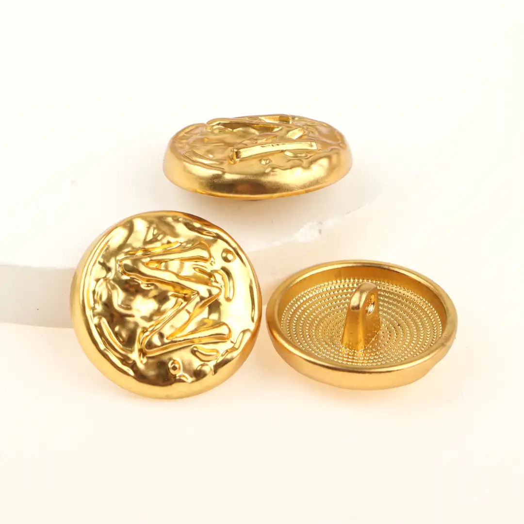 Gold 1 holes Metal Button for Shirt,Overcoat,Suit buy garments accessories in bulk from China wholesaler at wholesale price free worldwide shipping Alibaba