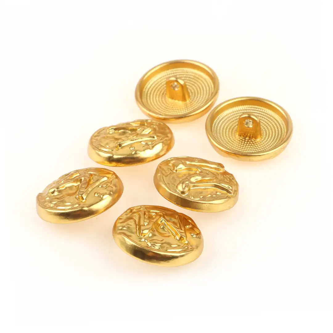 Gold 1 holes Metal Button for Shirt,Overcoat,Suit buy garments accessories in bulk from China wholesaler at wholesale price free worldwide shipping Alibaba