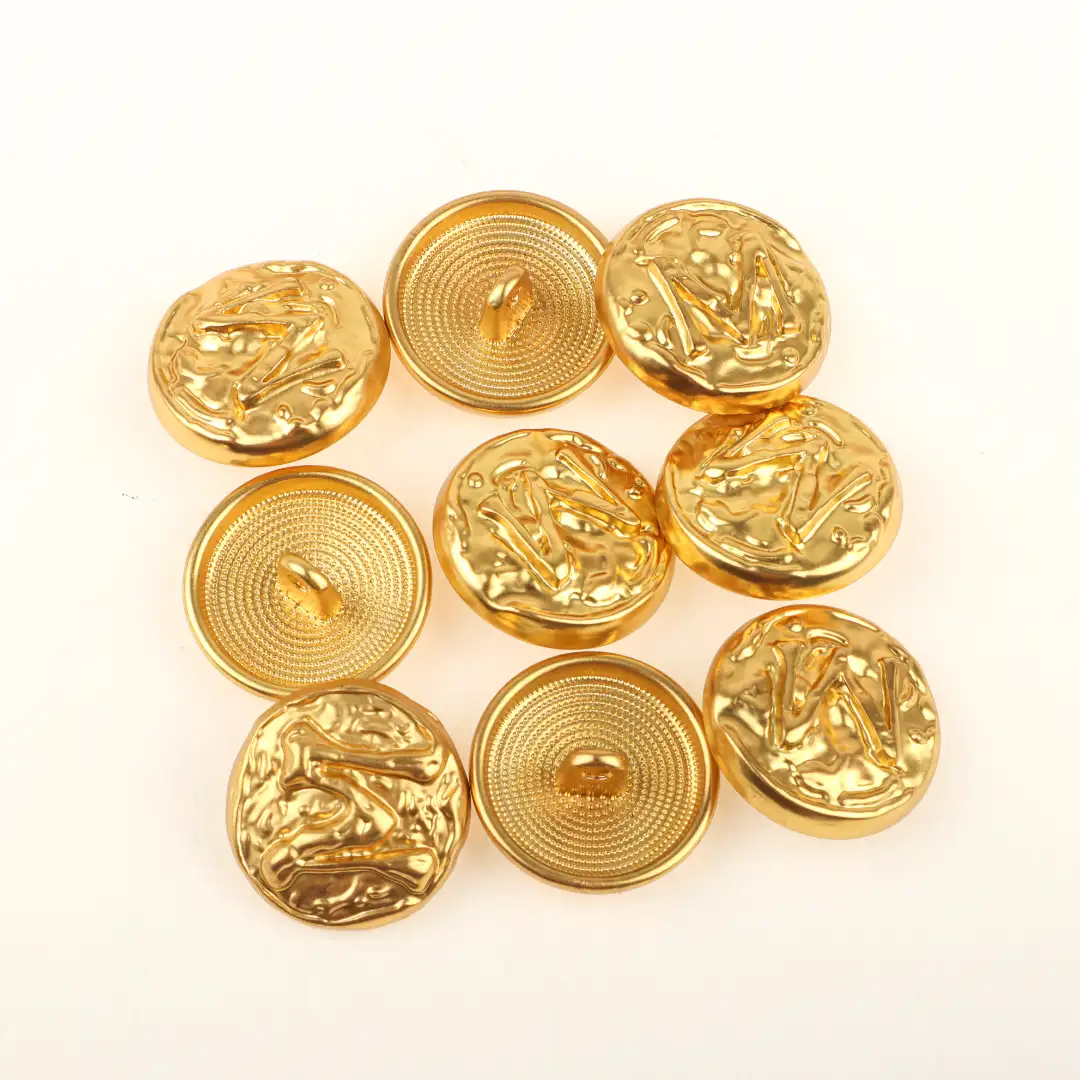 Gold 1 holes Metal Button for Shirt,Overcoat,Suit buy garments accessories in bulk from China wholesaler at wholesale price free worldwide shipping Alibaba