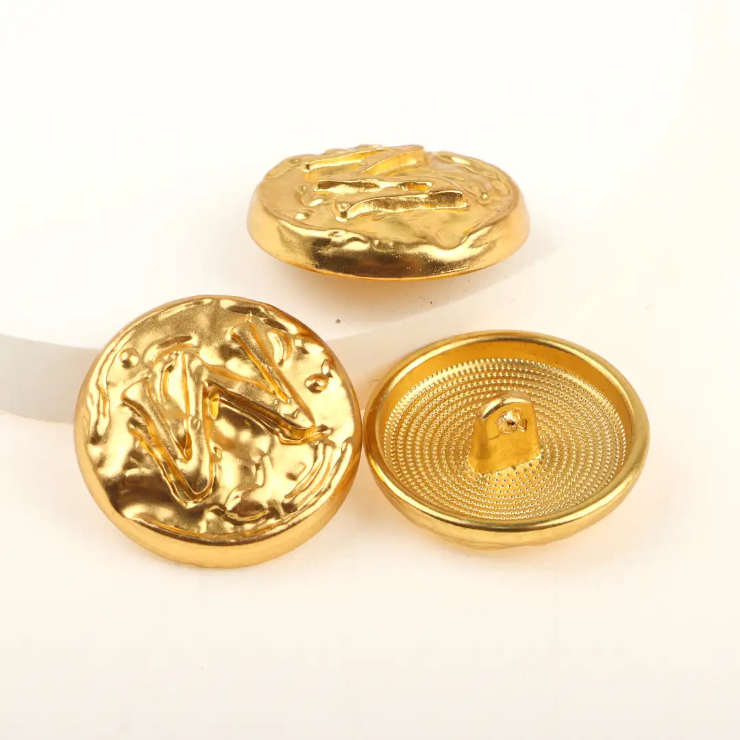 Gold 1 holes Metal Button for Shirt,Overcoat,Suit buy garments accessories in bulk from China wholesaler at wholesale price free worldwide shipping Alibaba