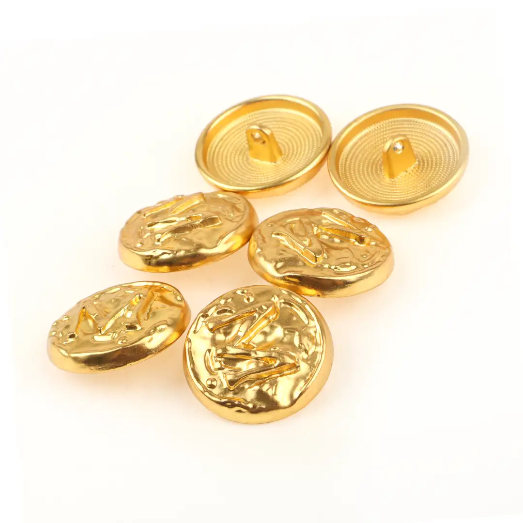 Gold 1 holes Metal Button for Shirt,Overcoat,Suit buy garments accessories in bulk from China wholesaler at wholesale price free worldwide shipping Alibaba