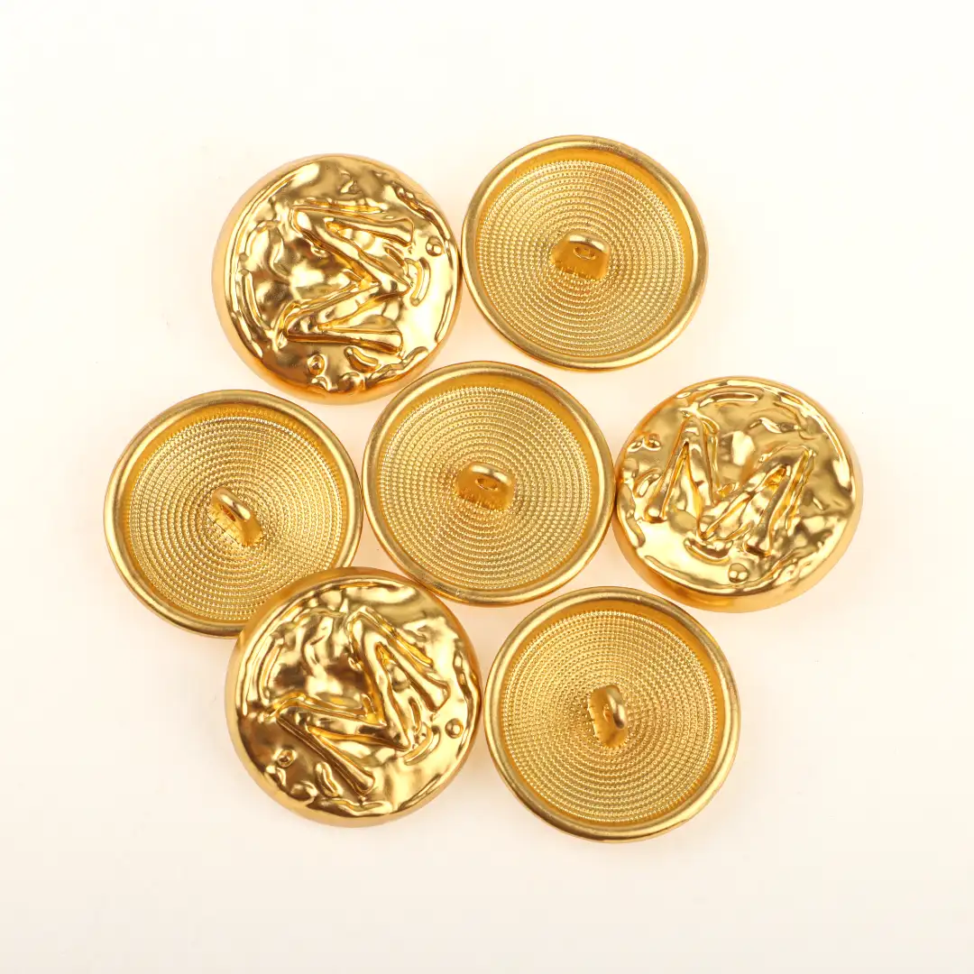 Gold 1 holes Metal Button for Shirt,Overcoat,Suit buy garments accessories in bulk from China wholesaler at wholesale price free worldwide shipping Alibaba