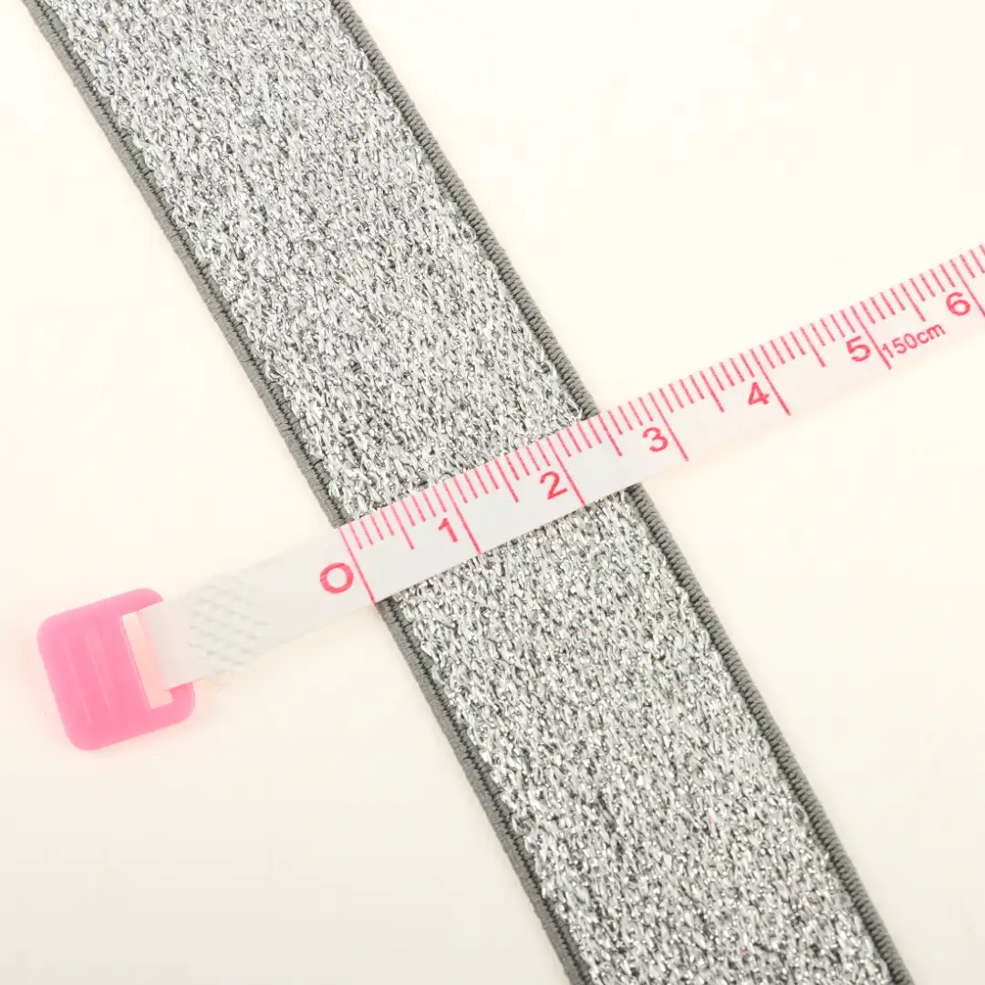 Silver  Polyester Elastic / Tape for Shirt,Overcoat,Suit buy garments accessories in bulk from China wholesaler at wholesale price free worldwide shipping Alibaba