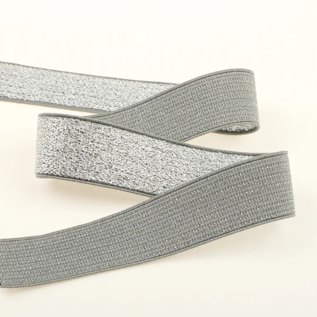 Silver  Polyester Elastic / Tape for Shirt,Overcoat,Suit buy garments accessories in bulk from China wholesaler at wholesale price free worldwide shipping Alibaba