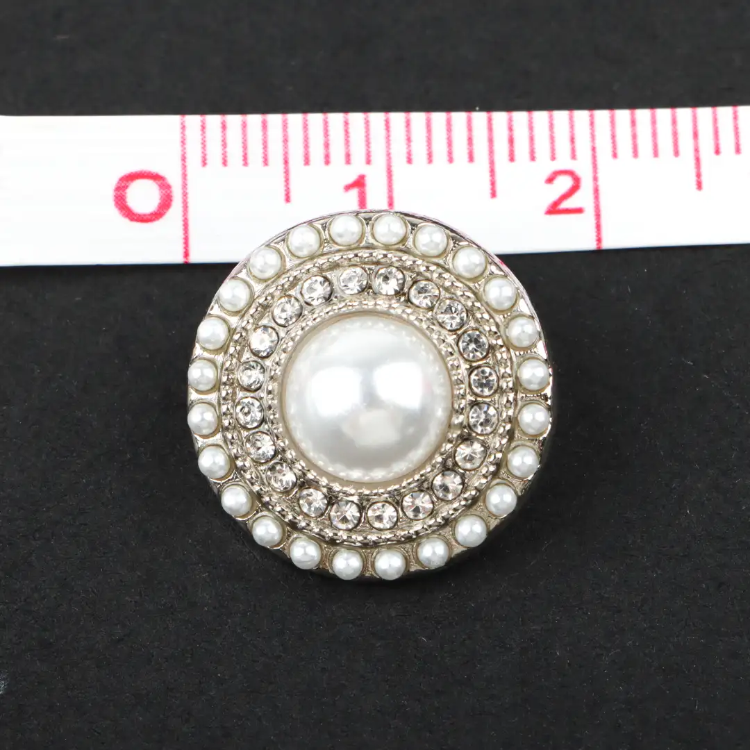 Silver 1 holes Metal Button for Jackets buy garments accessories in bulk from China wholesaler at wholesale price free worldwide shipping Alibaba