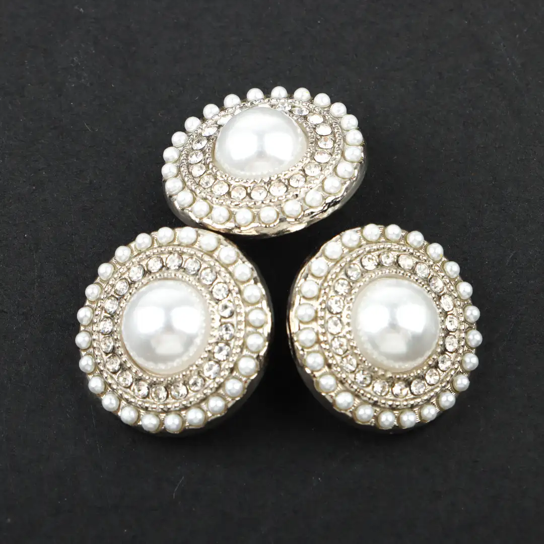 Silver 1 holes Metal Button for Jackets buy garments accessories in bulk from China wholesaler at wholesale price free worldwide shipping Alibaba