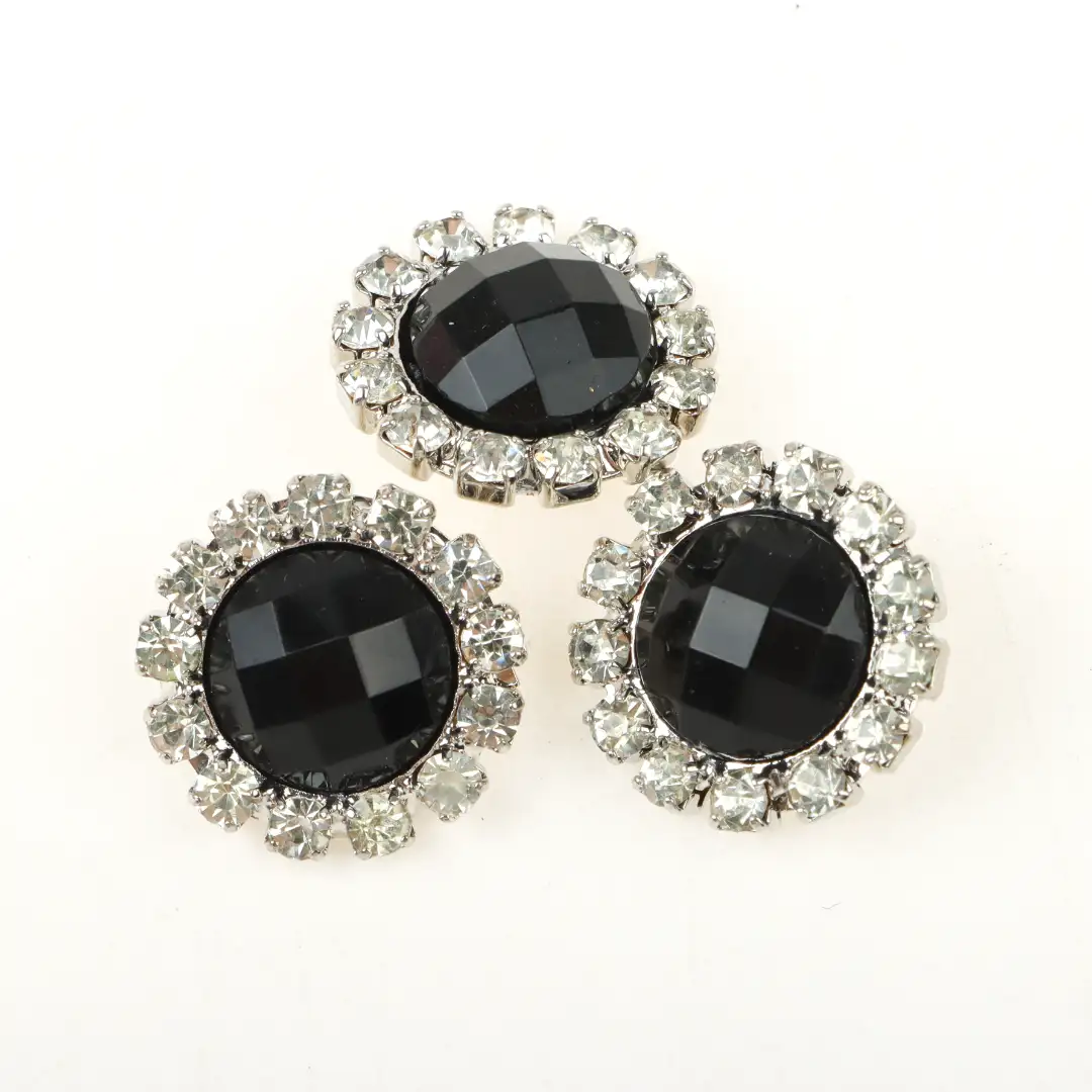 Silver 1 holes Metal Button for Jackets buy garments accessories in bulk from China wholesaler at wholesale price free worldwide shipping Alibaba