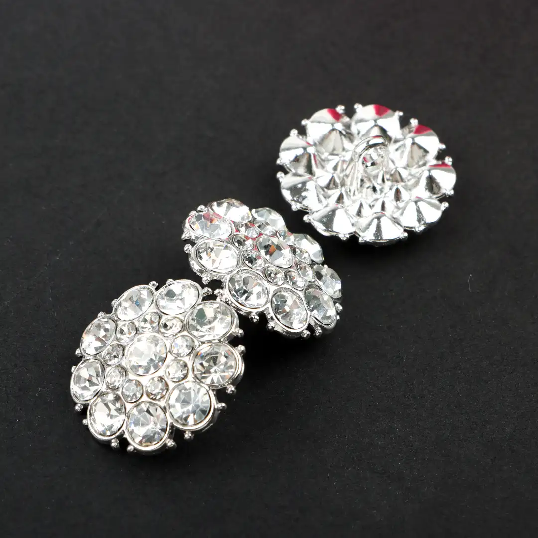 Silver 1 holes Metal Button for Overcoat buy garments accessories in bulk from China wholesaler at wholesale price free worldwide shipping Alibaba