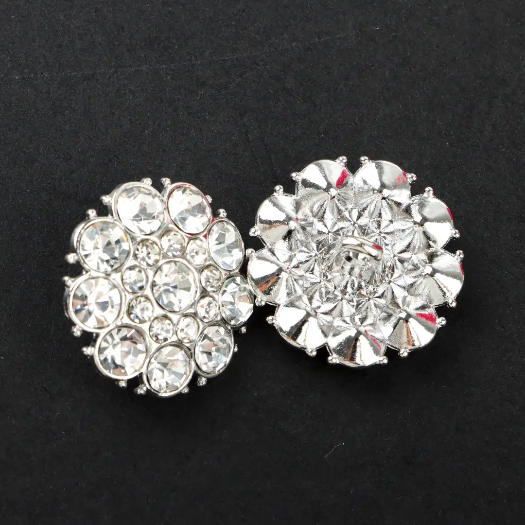 Silver 1 holes Metal Button for Overcoat buy garments accessories in bulk from China wholesaler at wholesale price free worldwide shipping Alibaba