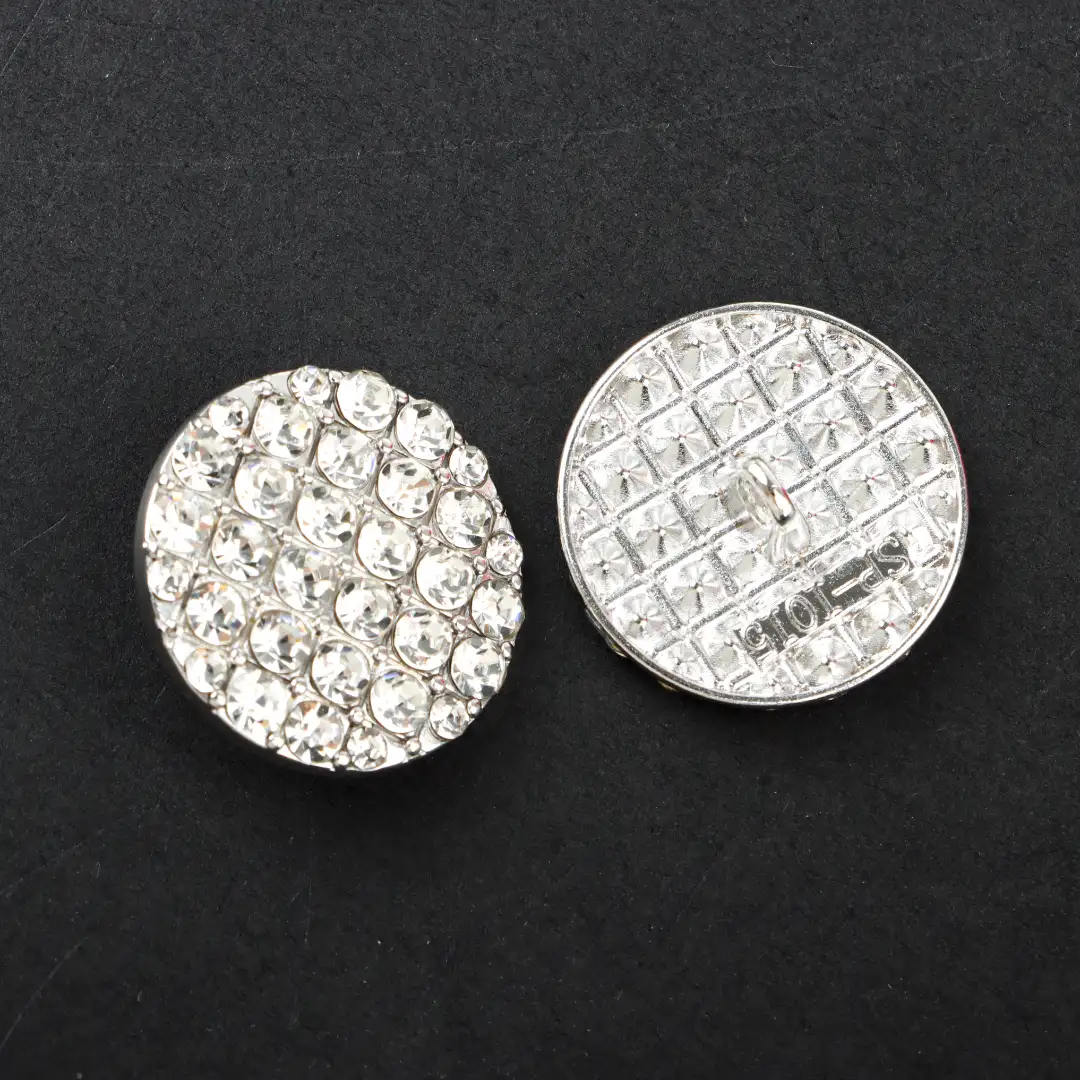 Silver 1 holes Metal Button for Overcoat buy garments accessories in bulk from China wholesaler at wholesale price free worldwide shipping Alibaba