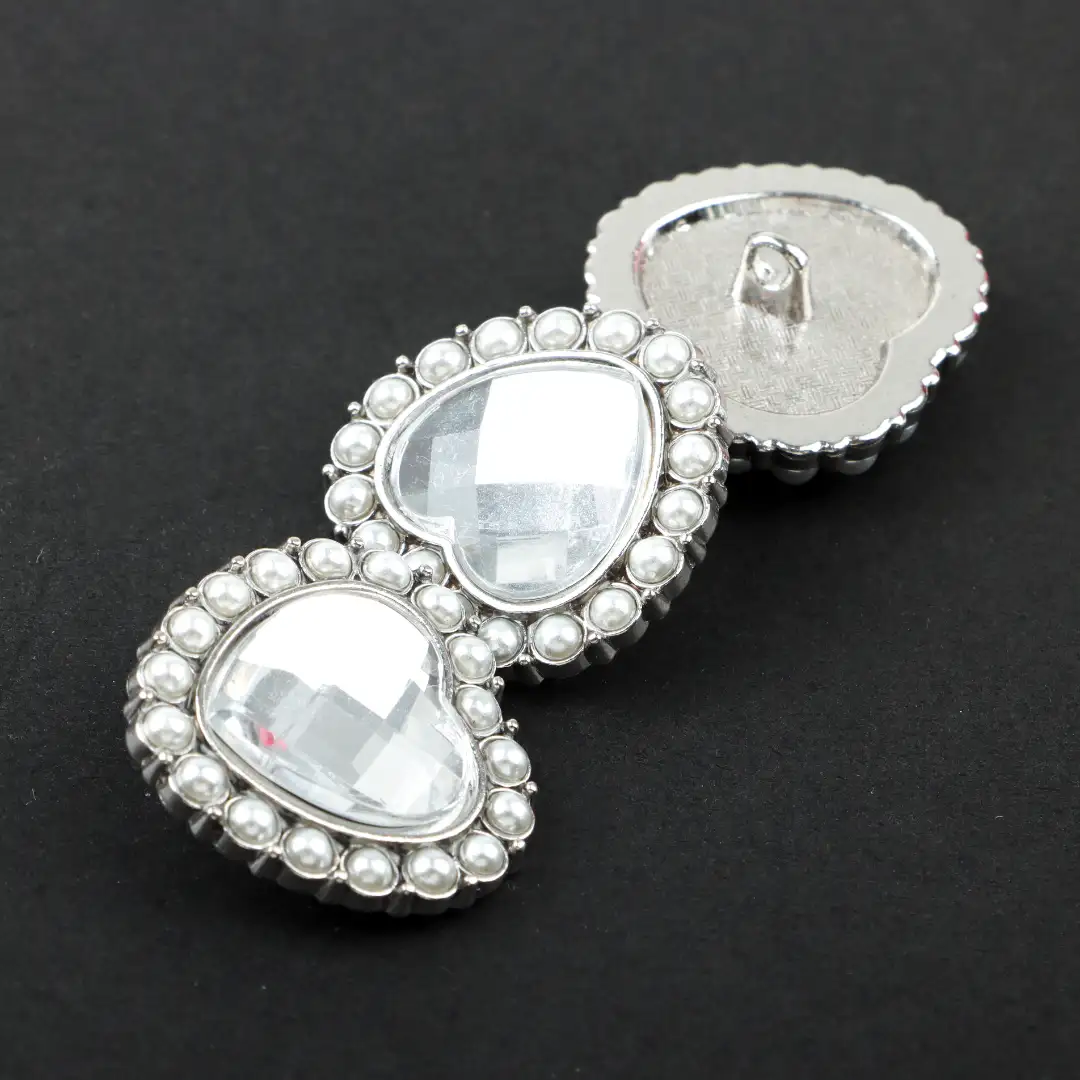 Silver 1 holes Metal Button for Overcoat buy garments accessories in bulk from China wholesaler at wholesale price free worldwide shipping Alibaba