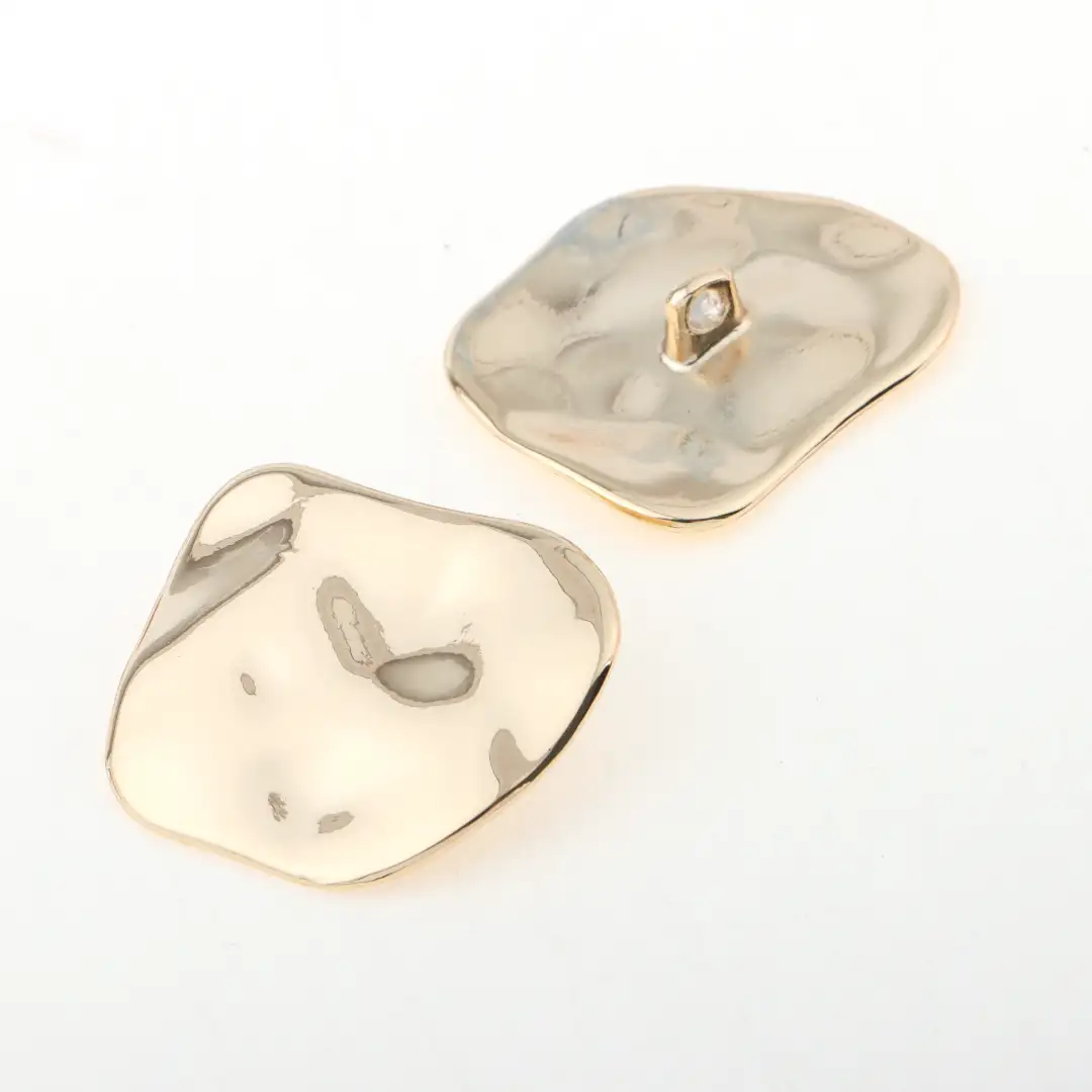 Gold 1 holes Metal Button for Overcoat buy garments accessories in bulk from China wholesaler at wholesale price free worldwide shipping Alibaba