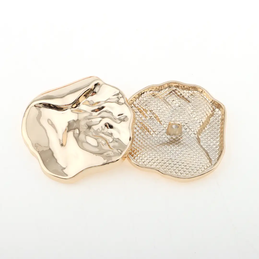 Gold 1 holes Metal Button for Overcoat buy garments accessories in bulk from China wholesaler at wholesale price free worldwide shipping Alibaba