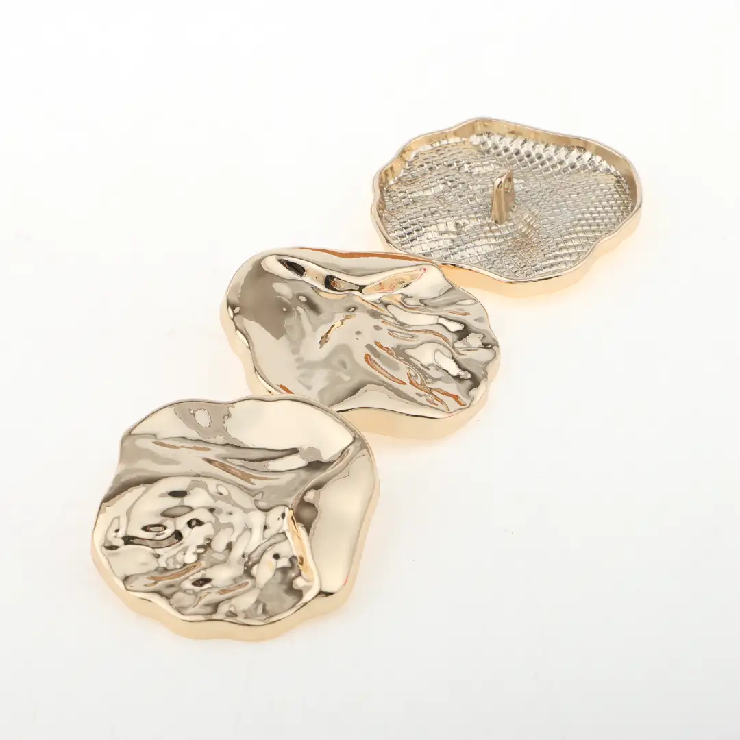 Gold 1 holes Metal Button for Overcoat buy garments accessories in bulk from China wholesaler at wholesale price free worldwide shipping Alibaba