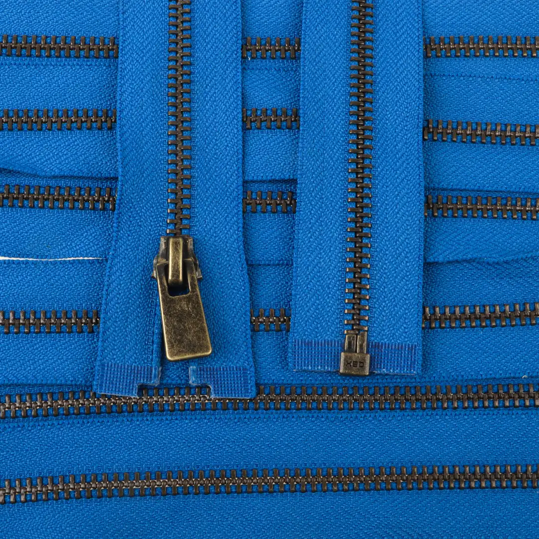 Blue Open Metal Zippers Zipper for Overcoat buy garments accessories in bulk from China wholesaler at wholesale price free worldwide shipping Alibaba