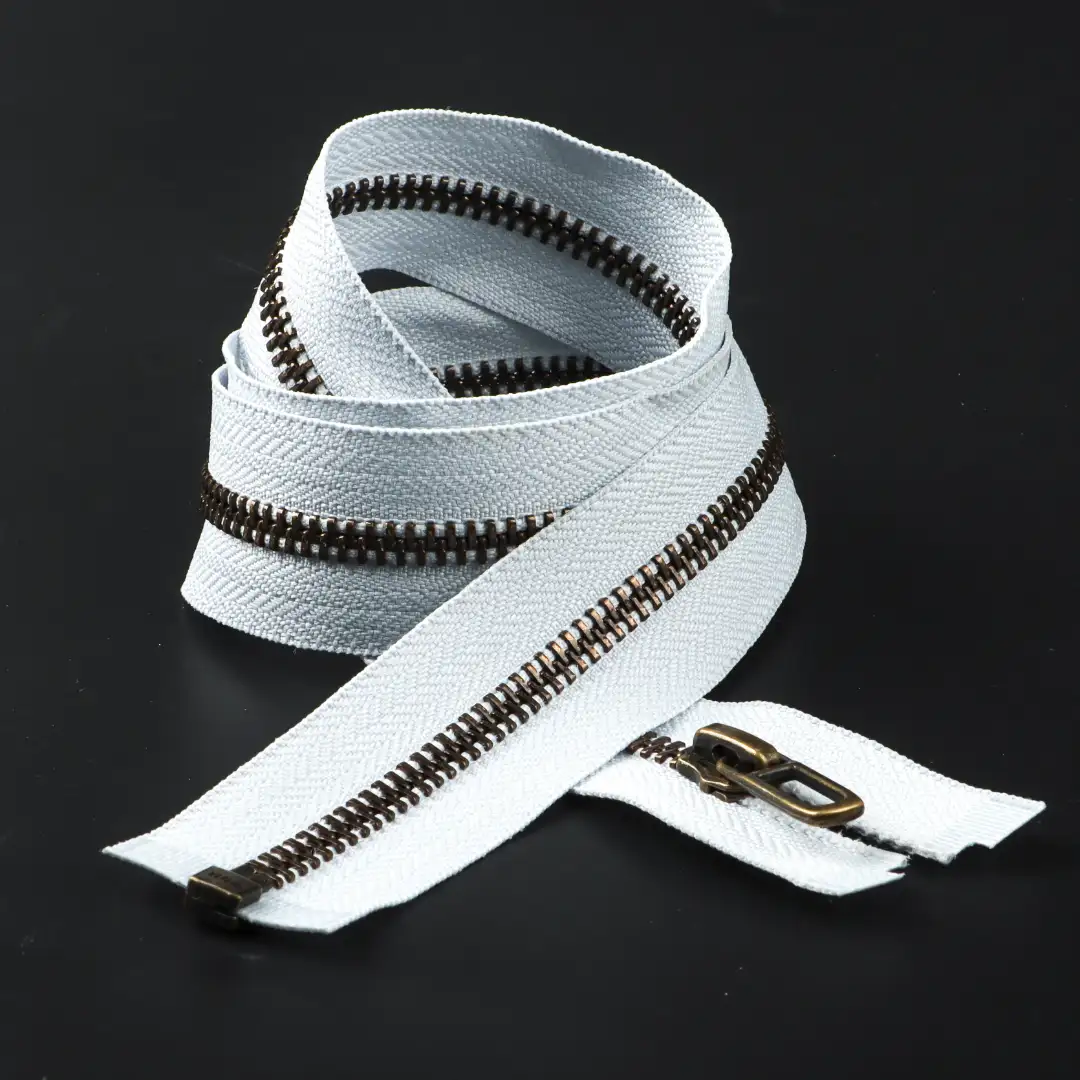 Green Open Metal Zippers Zipper for Overcoat buy garments accessories in bulk from China wholesaler at wholesale price free worldwide shipping Alibaba