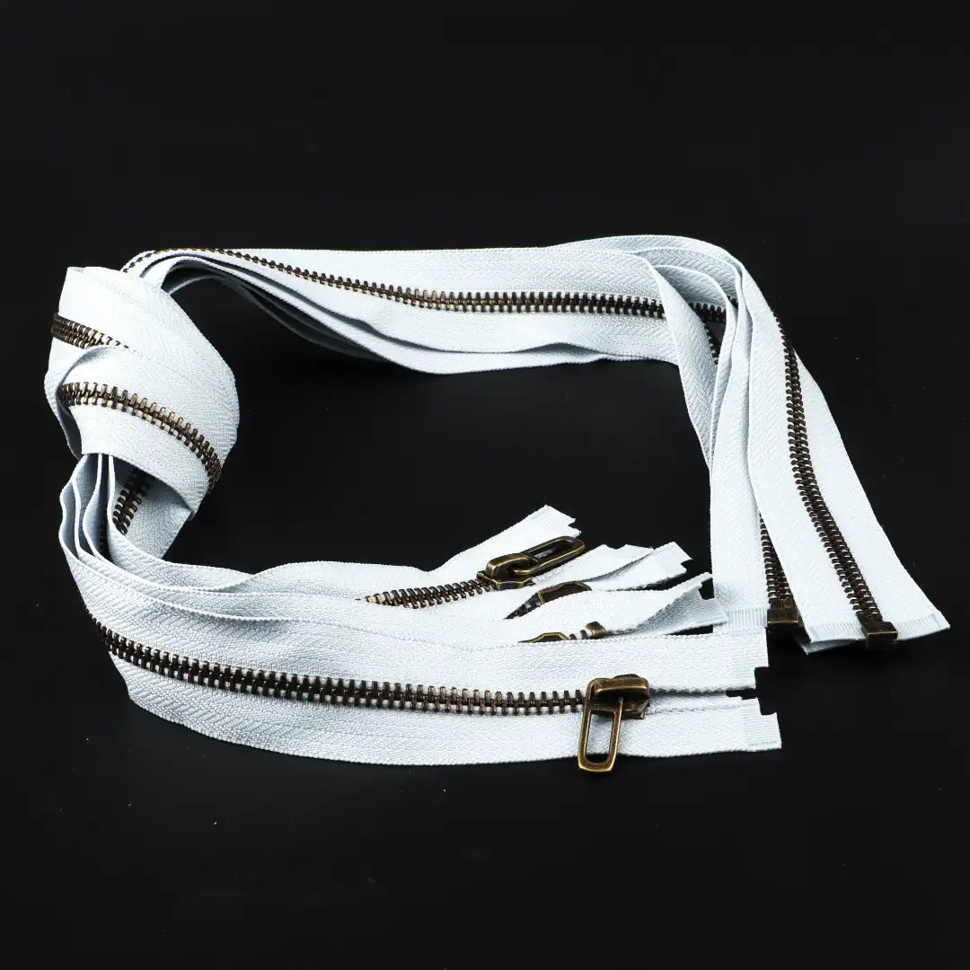 Green Open Metal Zippers Zipper for Overcoat buy garments accessories in bulk from China wholesaler at wholesale price free worldwide shipping Alibaba