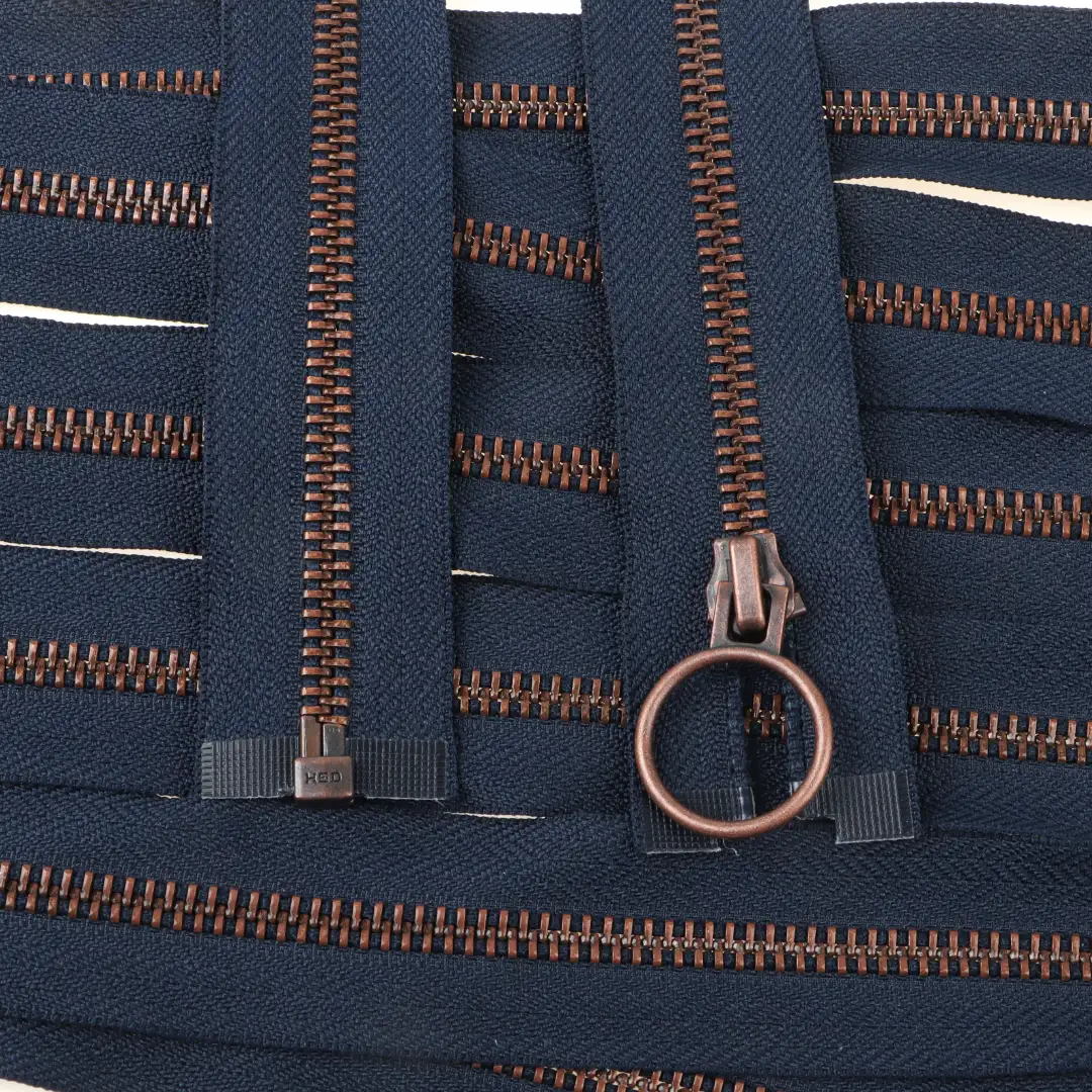 Blue Open Metal Zippers Zipper for Overcoat buy garments accessories in bulk from China wholesaler at wholesale price free worldwide shipping Alibaba