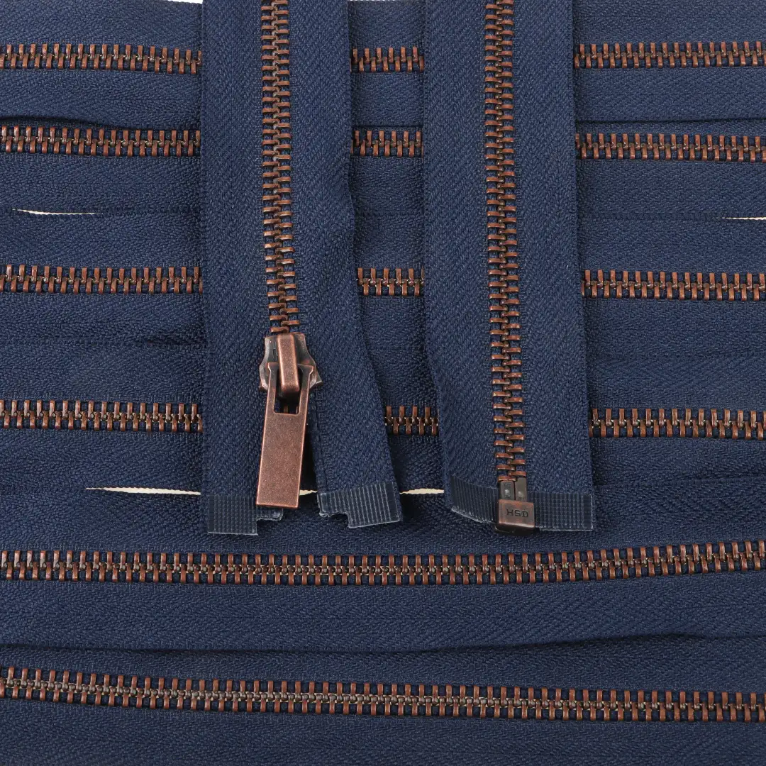 Blue Open Metal Zippers Zipper for Overcoat buy garments accessories in bulk from China wholesaler at wholesale price free worldwide shipping Alibaba