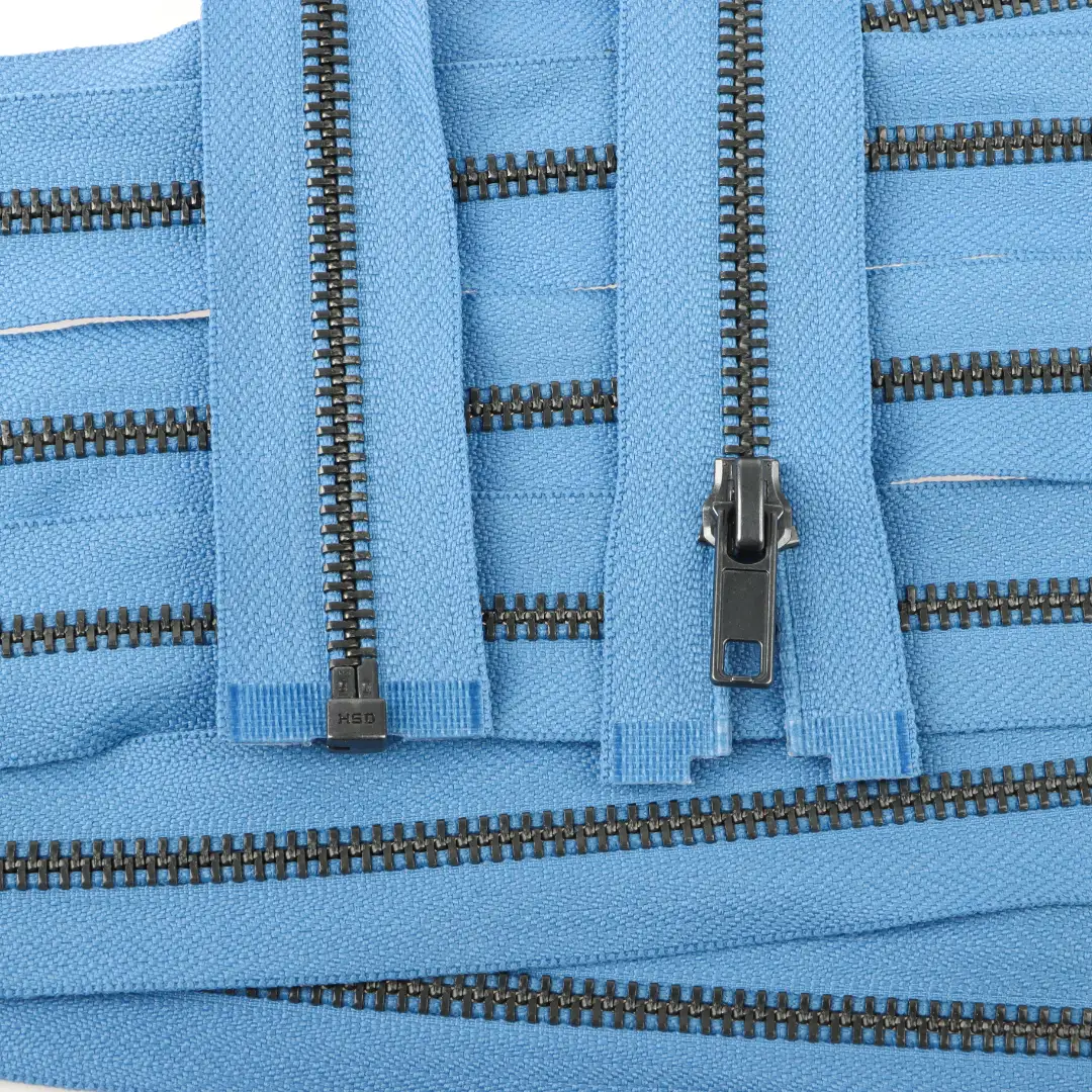 Blue Open Metal Zippers Zipper for Overcoat buy garments accessories in bulk from China wholesaler at wholesale price free worldwide shipping Alibaba