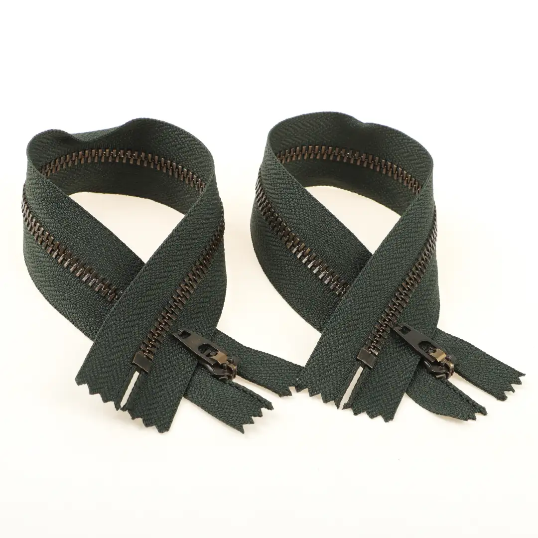 Green Close Metal Zippers Zipper for Overcoat buy garments accessories in bulk from China wholesaler at wholesale price free worldwide shipping Alibaba