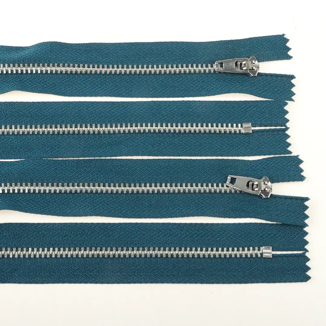 Blue Close Metal Zippers Zipper for Overcoat buy garments accessories in bulk from China wholesaler at wholesale price free worldwide shipping Alibaba