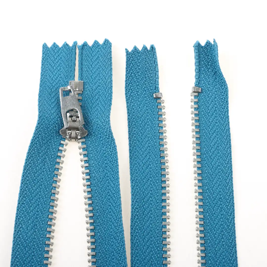 Blue Close Metal Zippers Zipper for Overcoat buy garments accessories in bulk from China wholesaler at wholesale price free worldwide shipping Alibaba