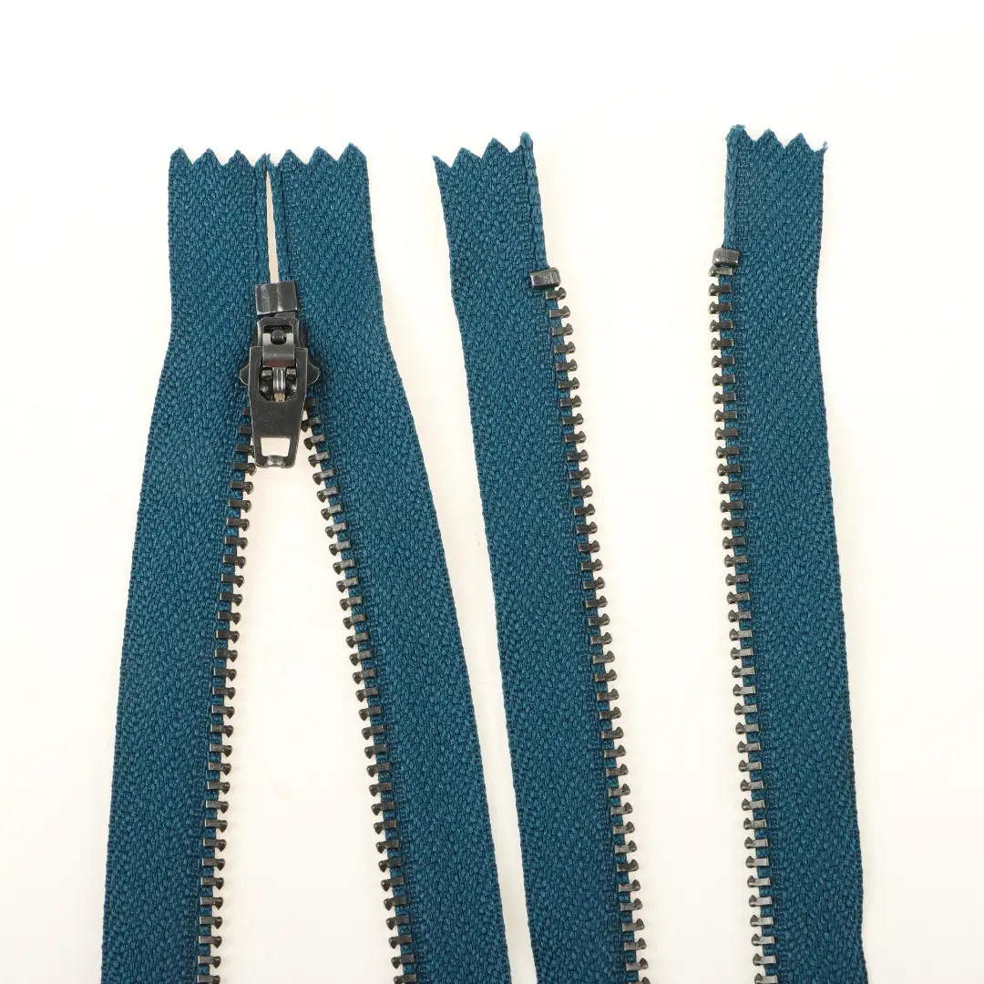 Blue Close Metal Zippers Zipper for Overcoat buy garments accessories in bulk from China wholesaler at wholesale price free worldwide shipping Alibaba