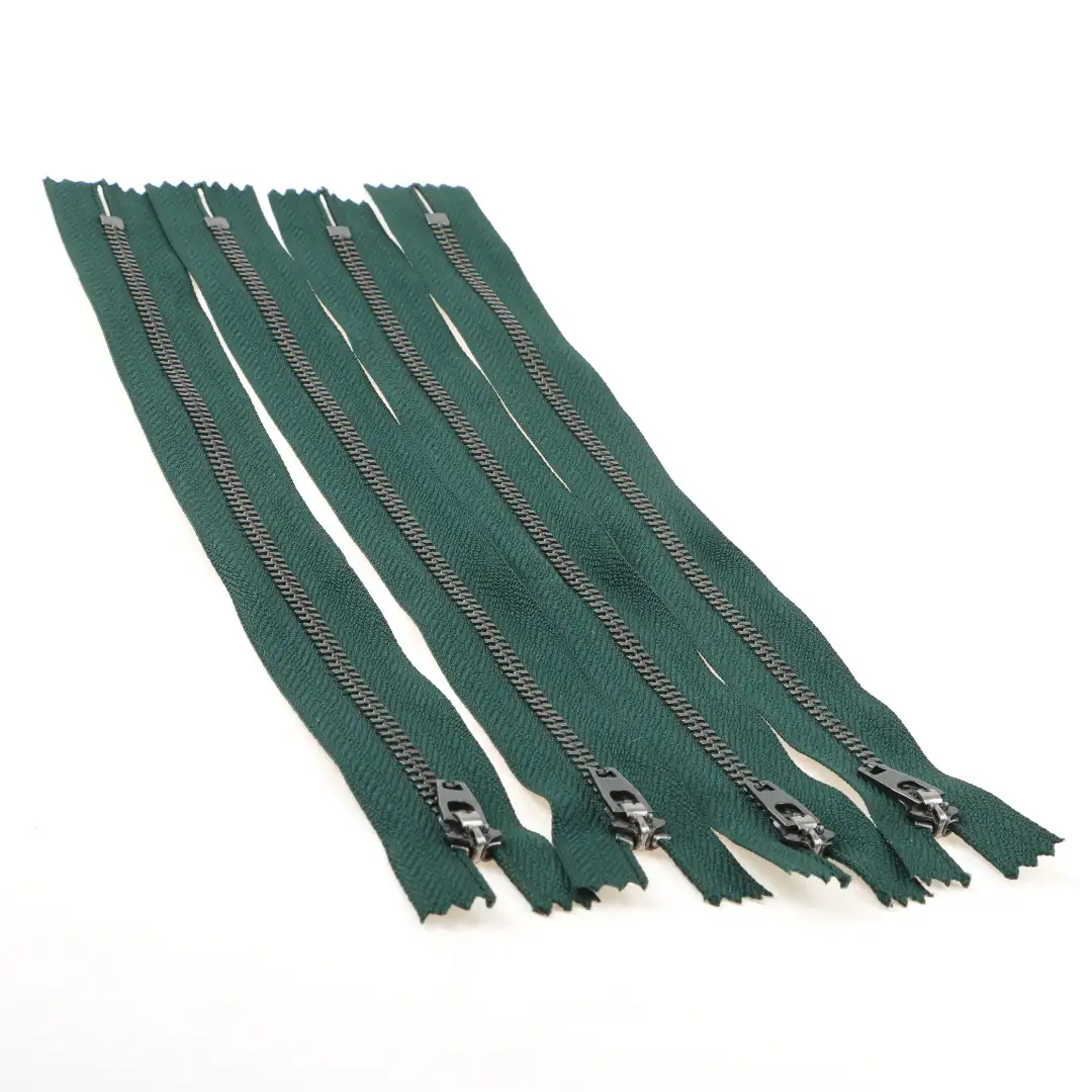 Blue Close Metal Zippers Zipper for Overcoat buy garments accessories in bulk from China wholesaler at wholesale price free worldwide shipping Alibaba