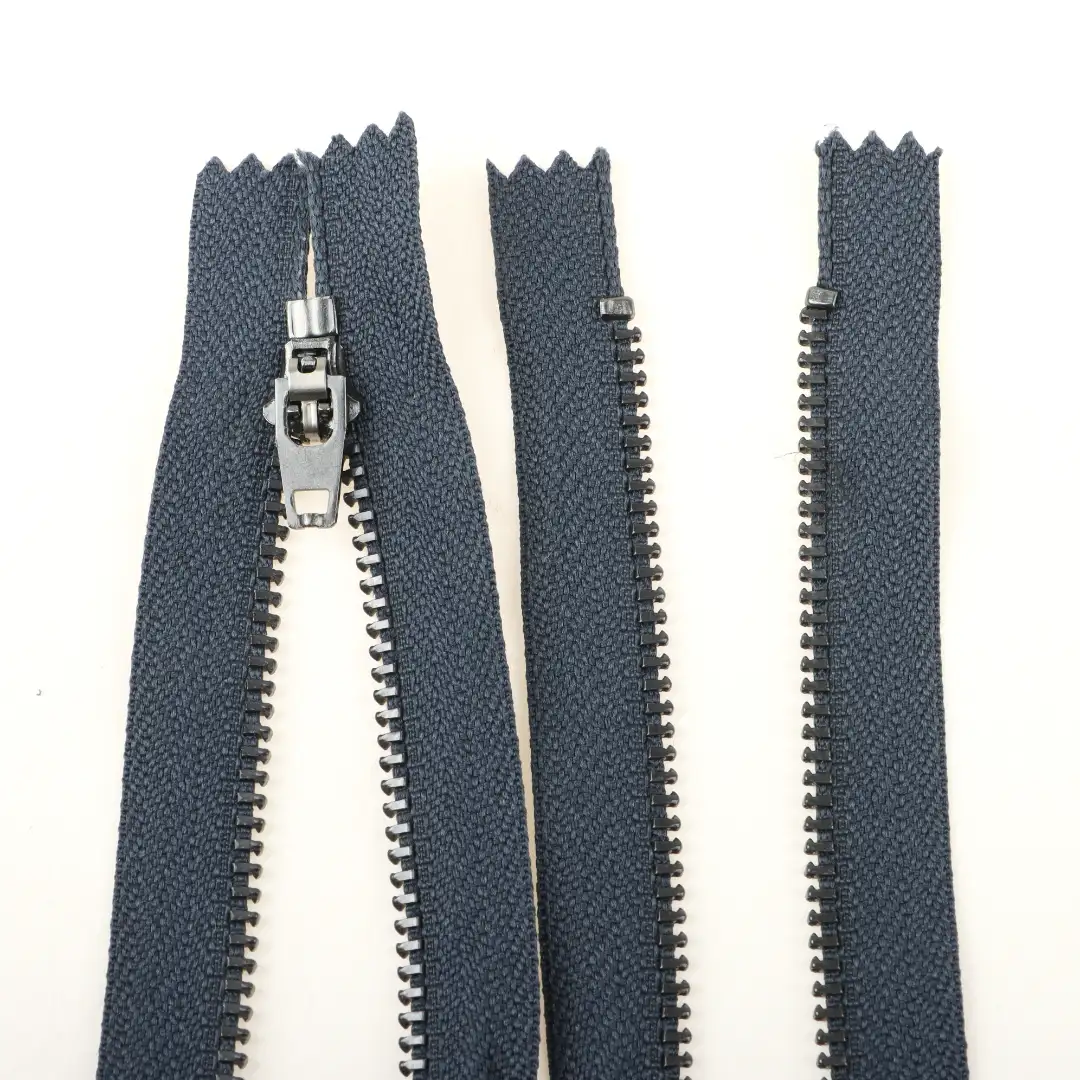 Gray Close Metal Zippers Zipper for Overcoat buy garments accessories in bulk from China wholesaler at wholesale price free worldwide shipping Alibaba